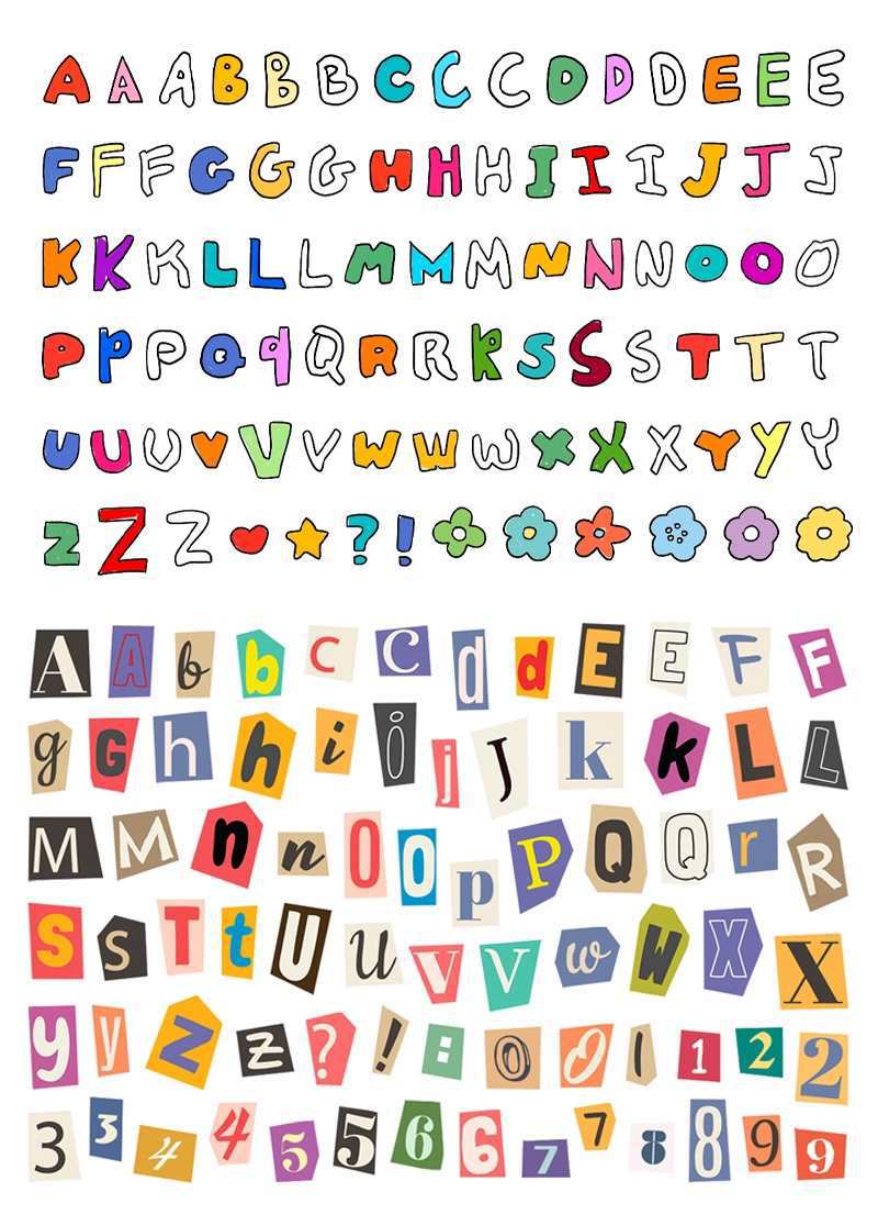 Stickers Anglais Lettres Et Nombres Symbole Etiquette Sticker Matière Décoration