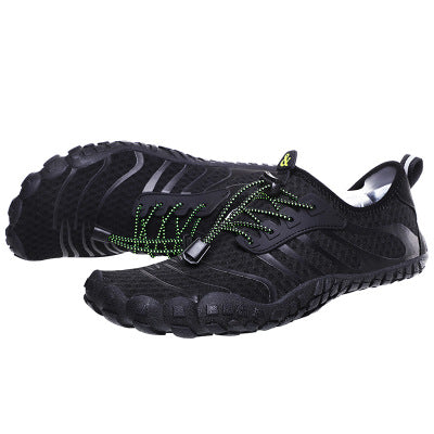 Belles chaussures en amont chaussures hommes wading de plein air chaussures dames cinq doigts de plage chaussures
