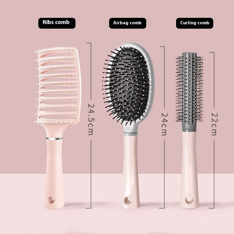 Grande courbe courbes cheveux femelles racine fluffe Artifact bouclé longs cheveux peigne de massage Househol