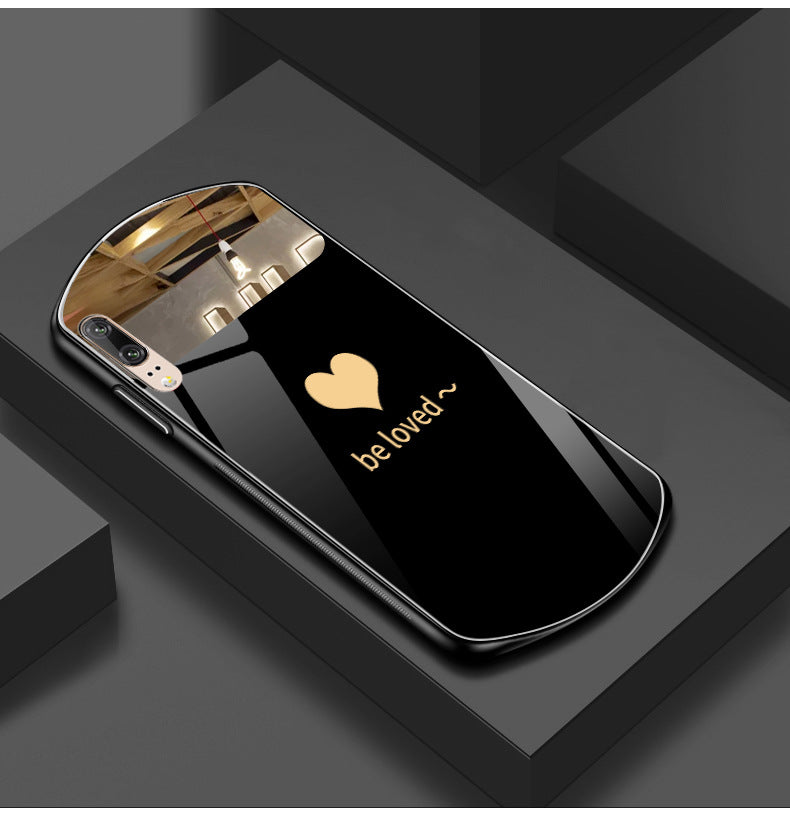 Love Touch - Haut miroir miroir boîtier de téléphone portable