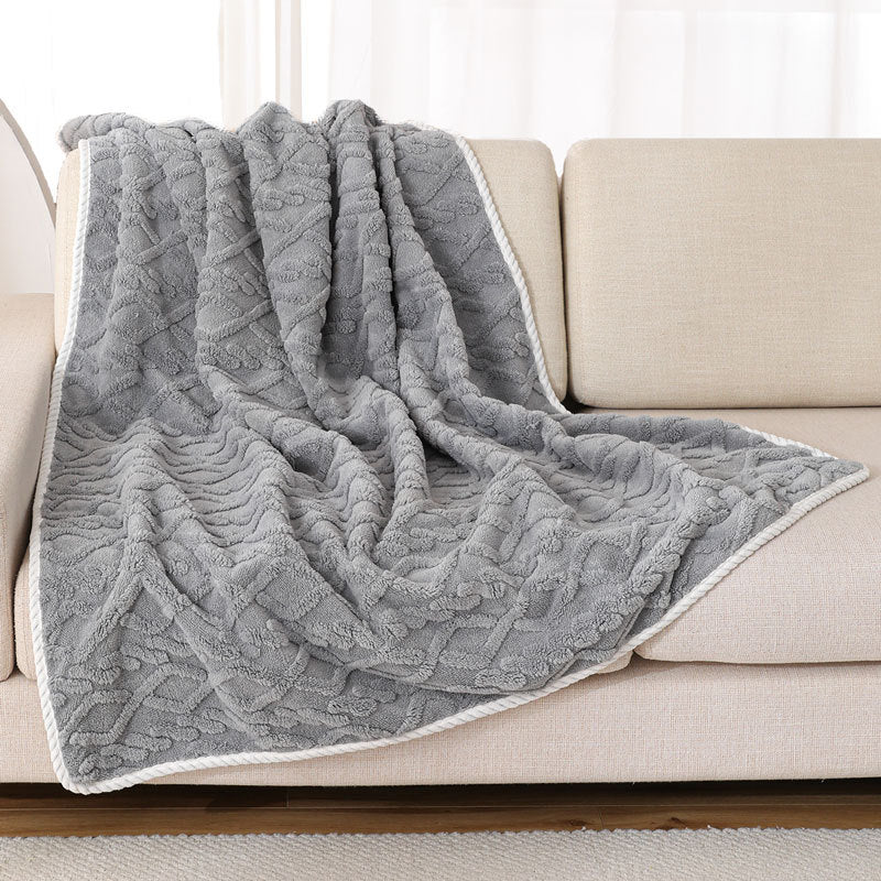 Couverture en peluche de chien épais chaud imperméable Machine lavable Soft Cozy Winter Dog Cat Bed Thro