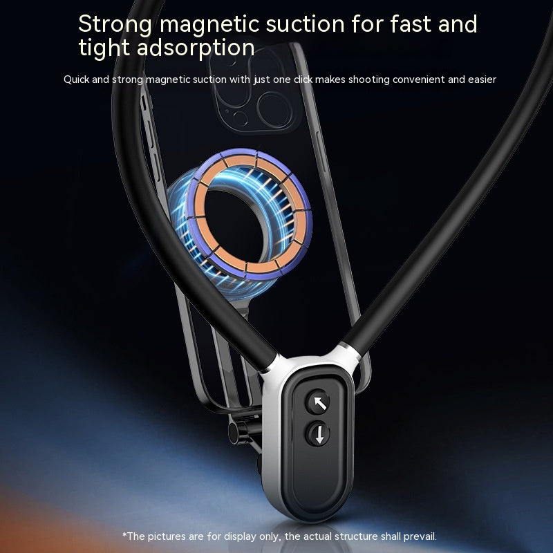 Cou suspendu Téléphone mobile Caméra de sport Support magnétique
