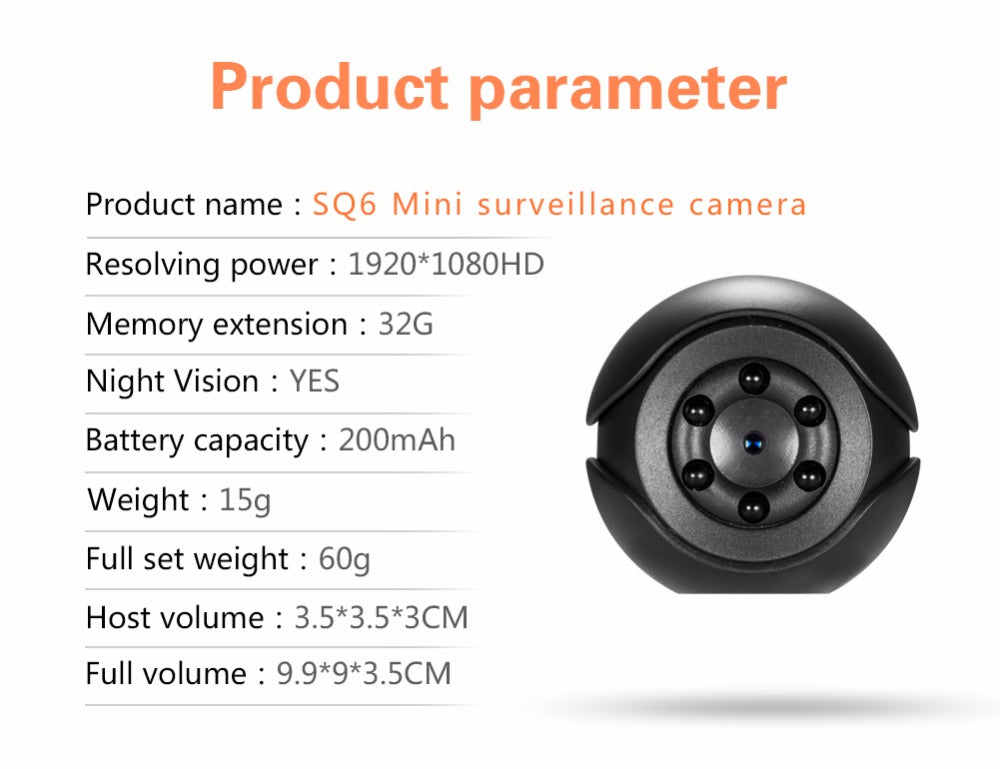 Caméra HD 1080P