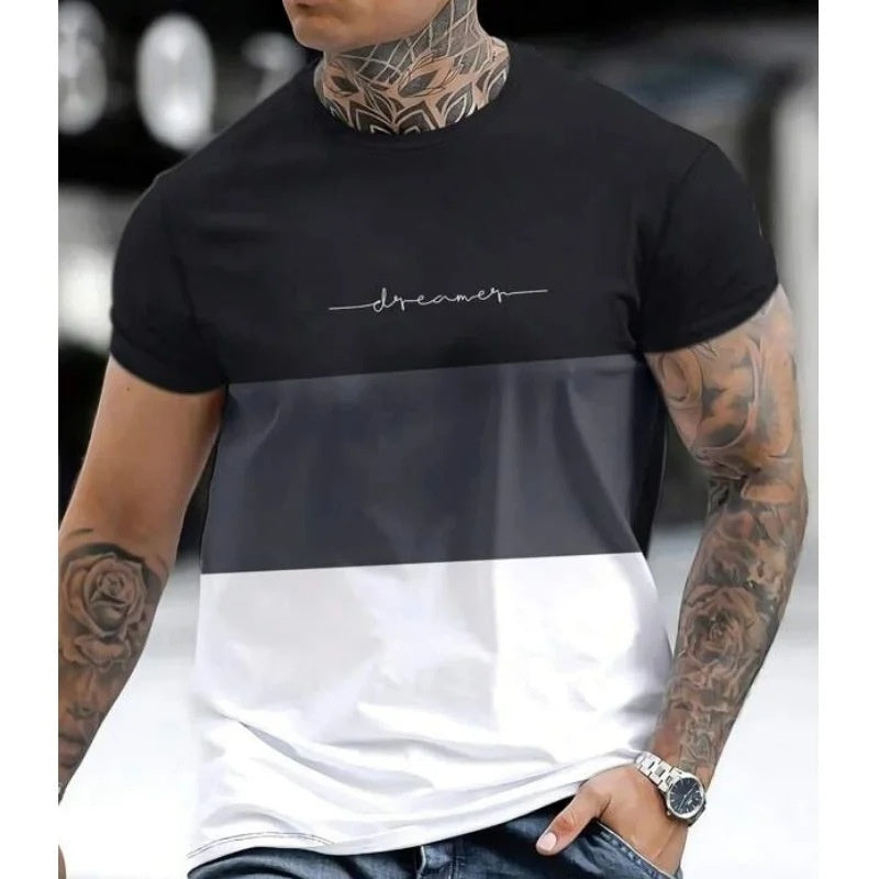 T-shirt homme Impression 3D Vêtements de sport
