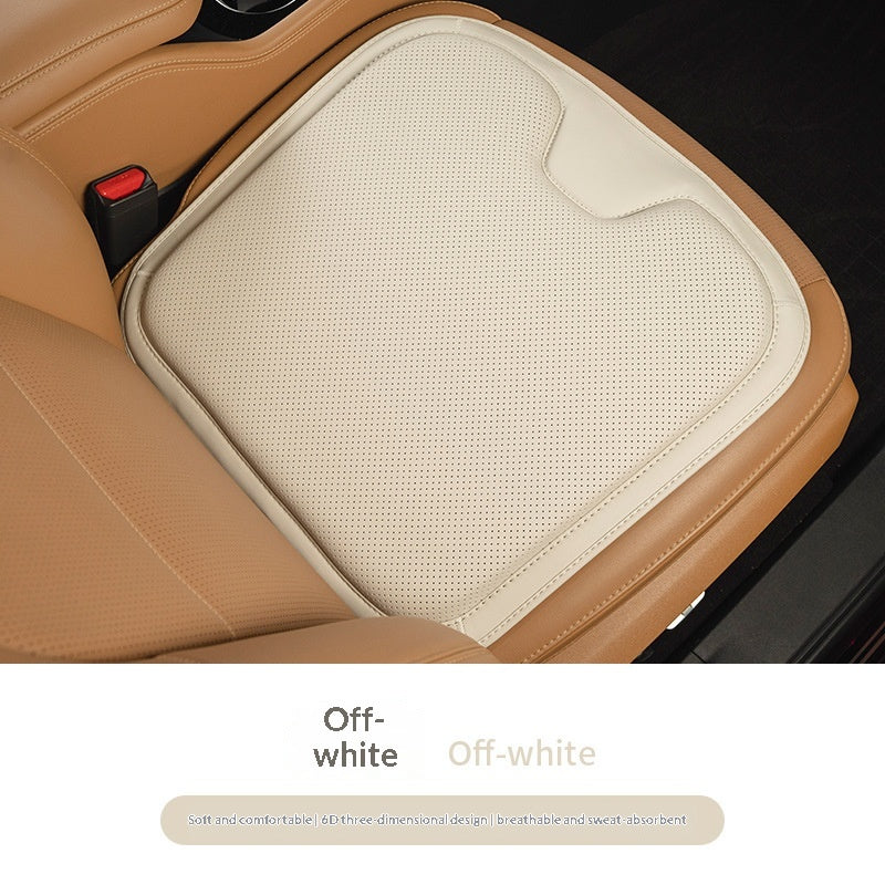 Coussin de siège auto en cuir de Napa en une seule pièce