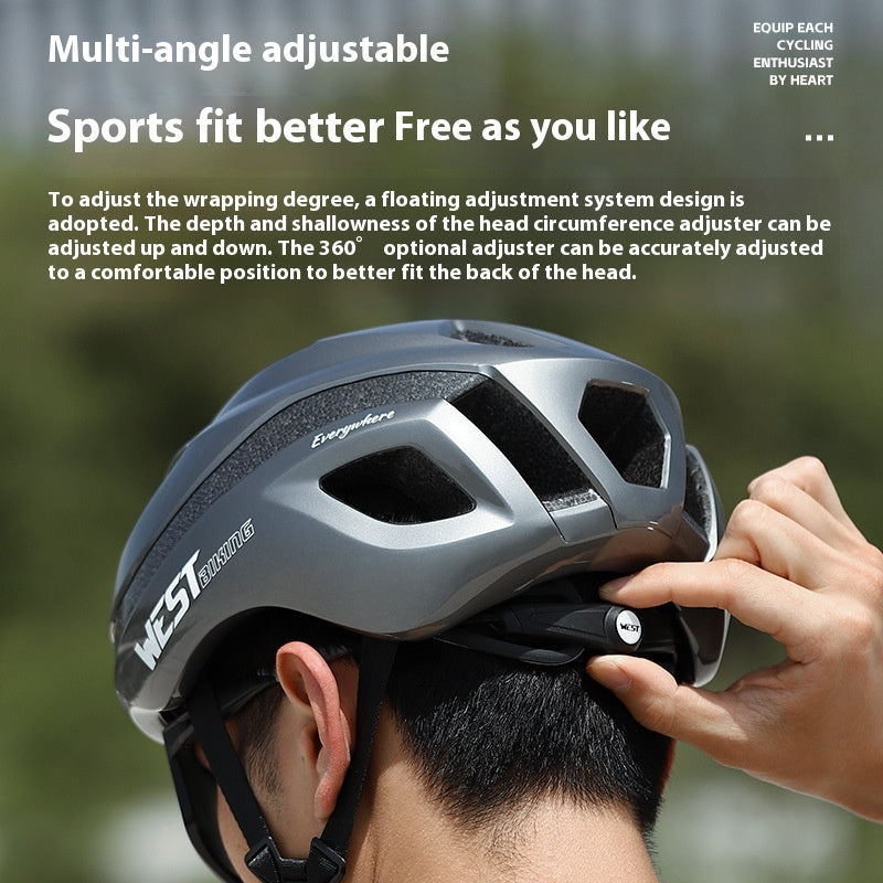 Casque de sécurité intégré de vélo de route