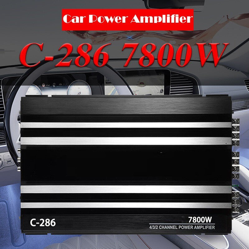 4-channel 7800W amplificateur de puissance de voiture stéréo Audio Super Basse Subwoofer AUTO Amp
