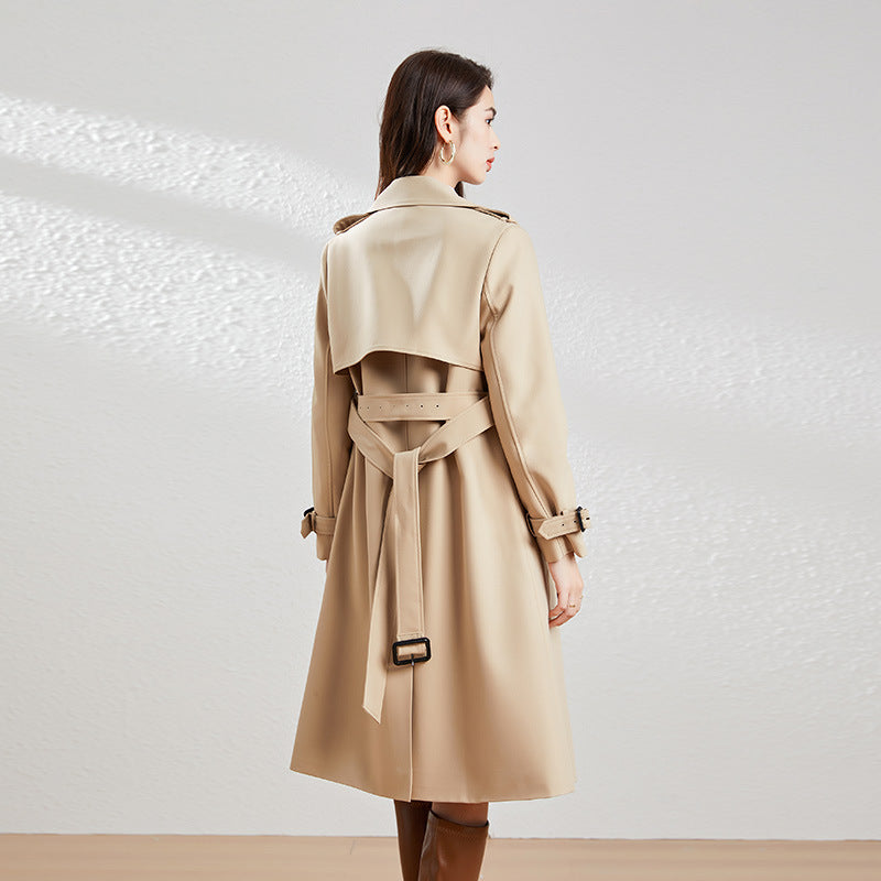 Manteau polyvalent simple pour femmes à deux seins