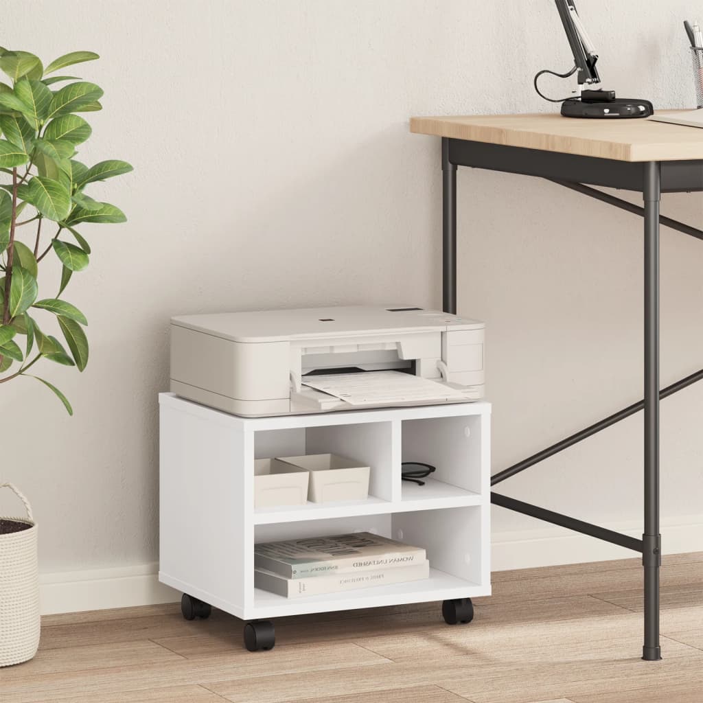 Support imprimante avec roues 41x32x34.5 cm support imprimante