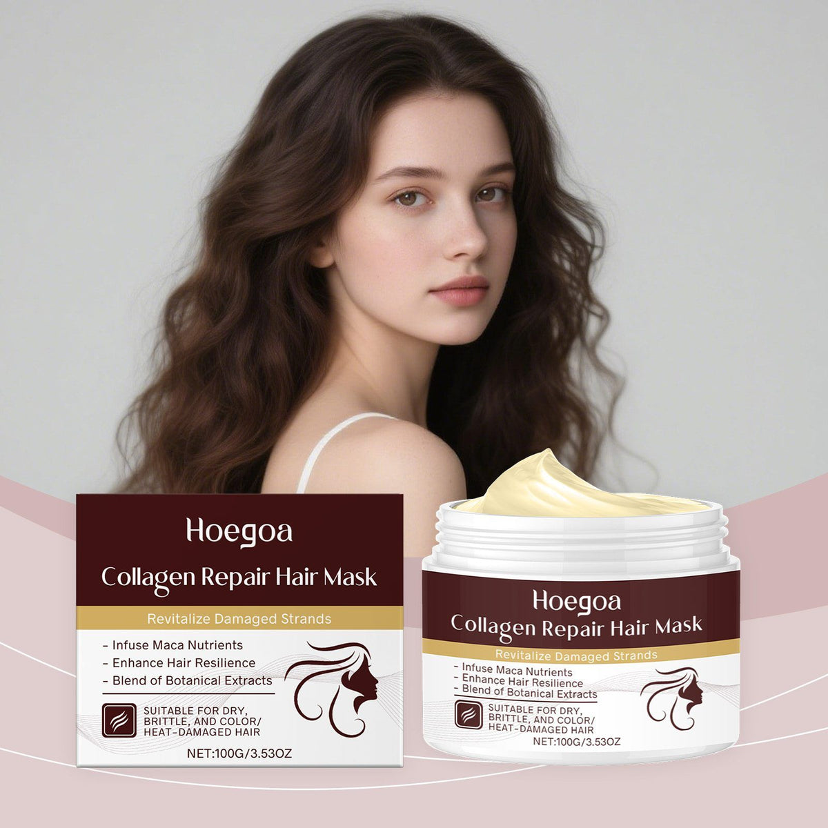 HOEGOA Conditionneur capillaire collagène