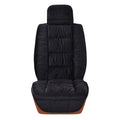Siège de voiture en peluche courte hiver entièrement entouré
