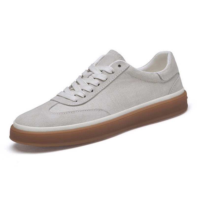 Respirant Casual Bas-top Blanc Sneakers