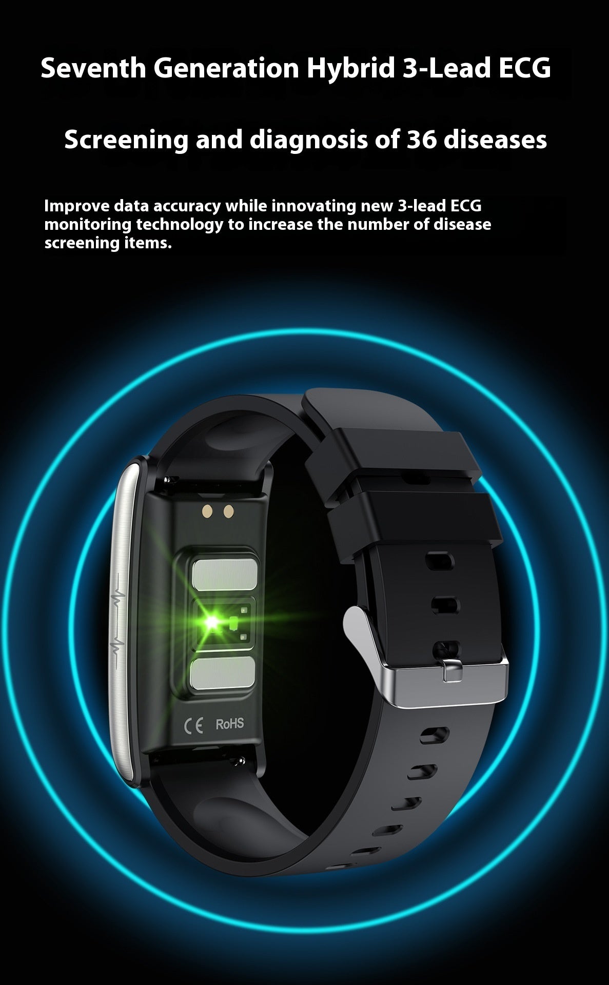 E600 Surveillance intelligente des tests de sucre dans le sang non invasifs