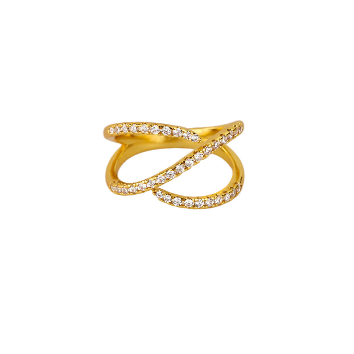 Anneau Zircon de luxe légère pour femmes