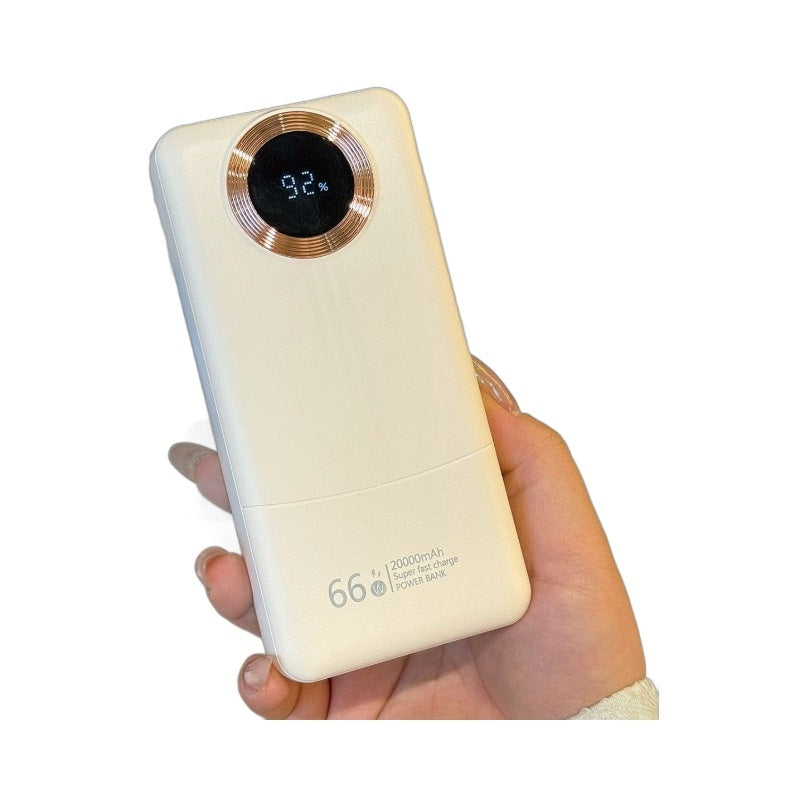 PD Fast Charge Power Bank 66W Super est livré avec câble de recharge