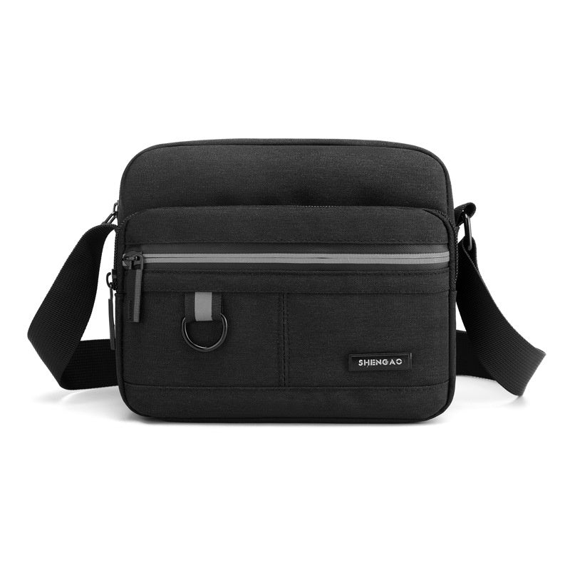 Homme d'affaires Oxford Cloth épaule simple Casual grand sac de corps de capacité