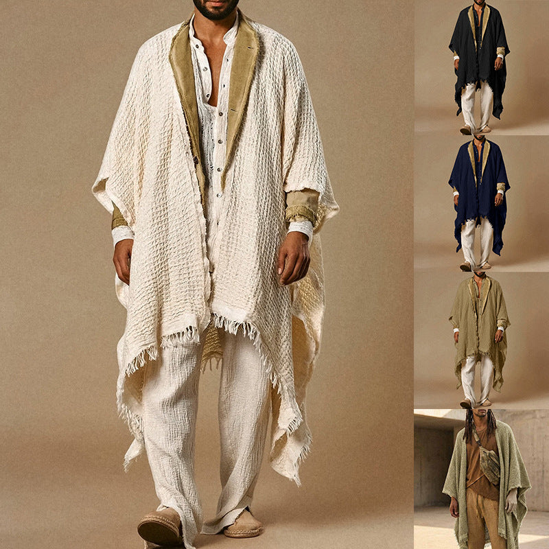Manteau avec penderie en forme de cape