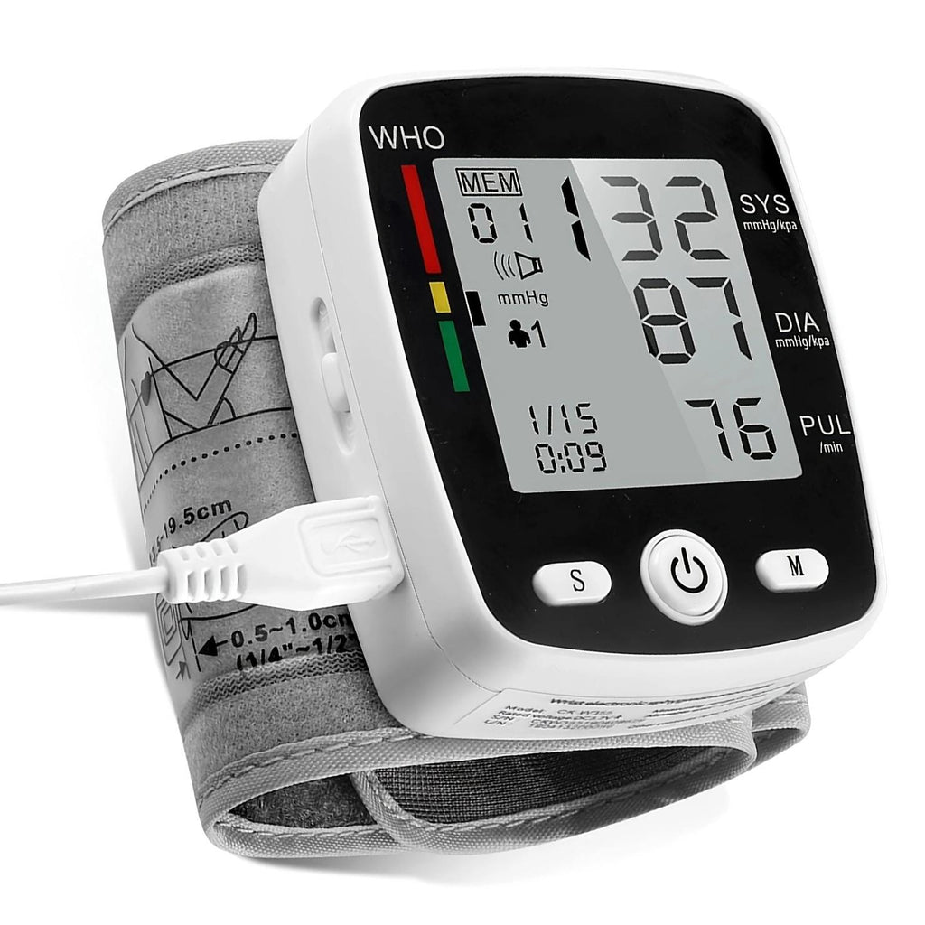 Moniteur de pression artérielle avec charge USB 2 X 90-Read Memory Cuff inclus FDA Cer