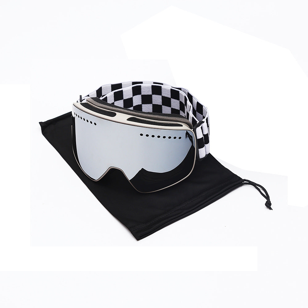 Double anti-fog italien Tablette Protection des yeux Lunettes de ski