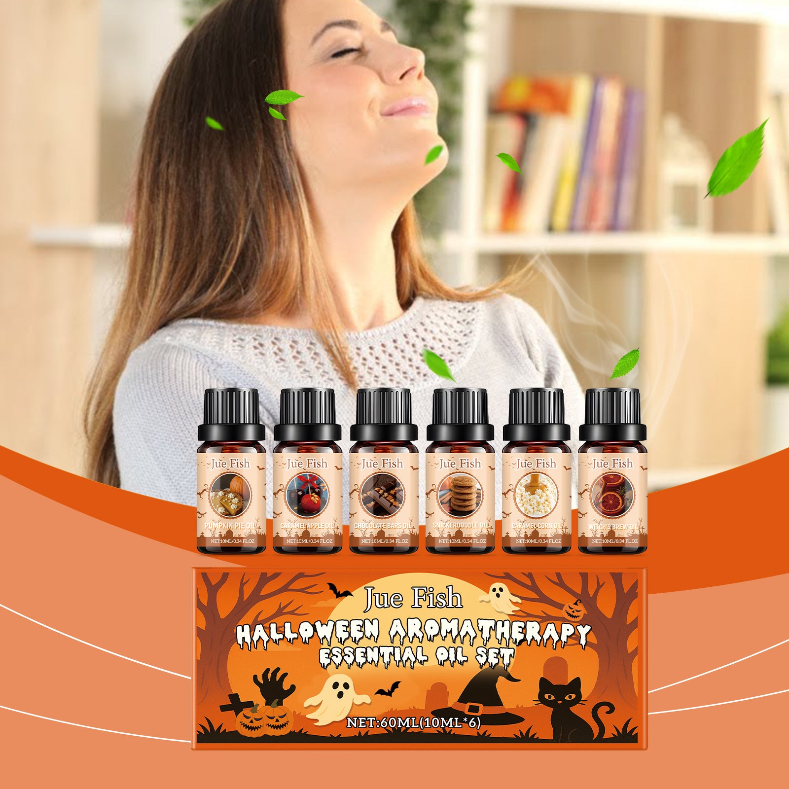 Halloween Aromatherapy Essential Oil Set 10mlx61box