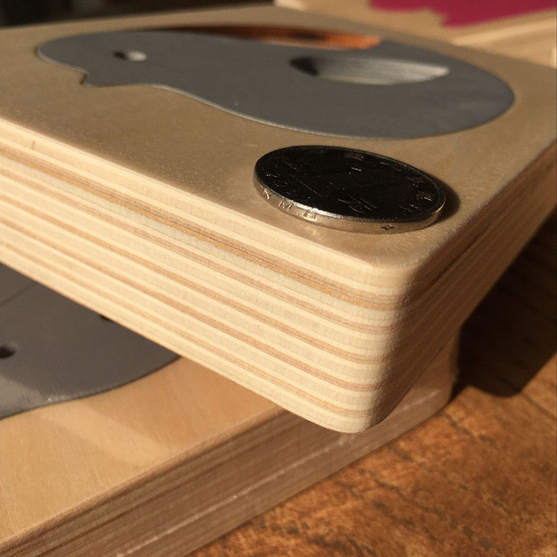 Jouet de puzzle en bois épais et multicouche pour les enfants