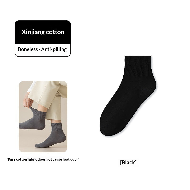 Chaussettes Athletic Mid-Crew Antibactériennes et Odor-résistantes