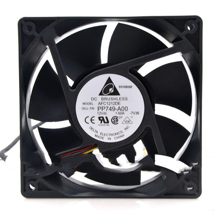 Delta AFC1212DE 12038 12V 1.6A 12CM Ventilateur de refroidissement de contrôle de vitesse PWM de la fourmi à volume de gale