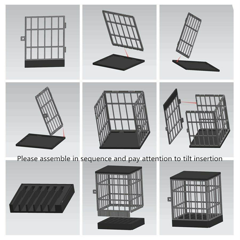 Telephone storage cage