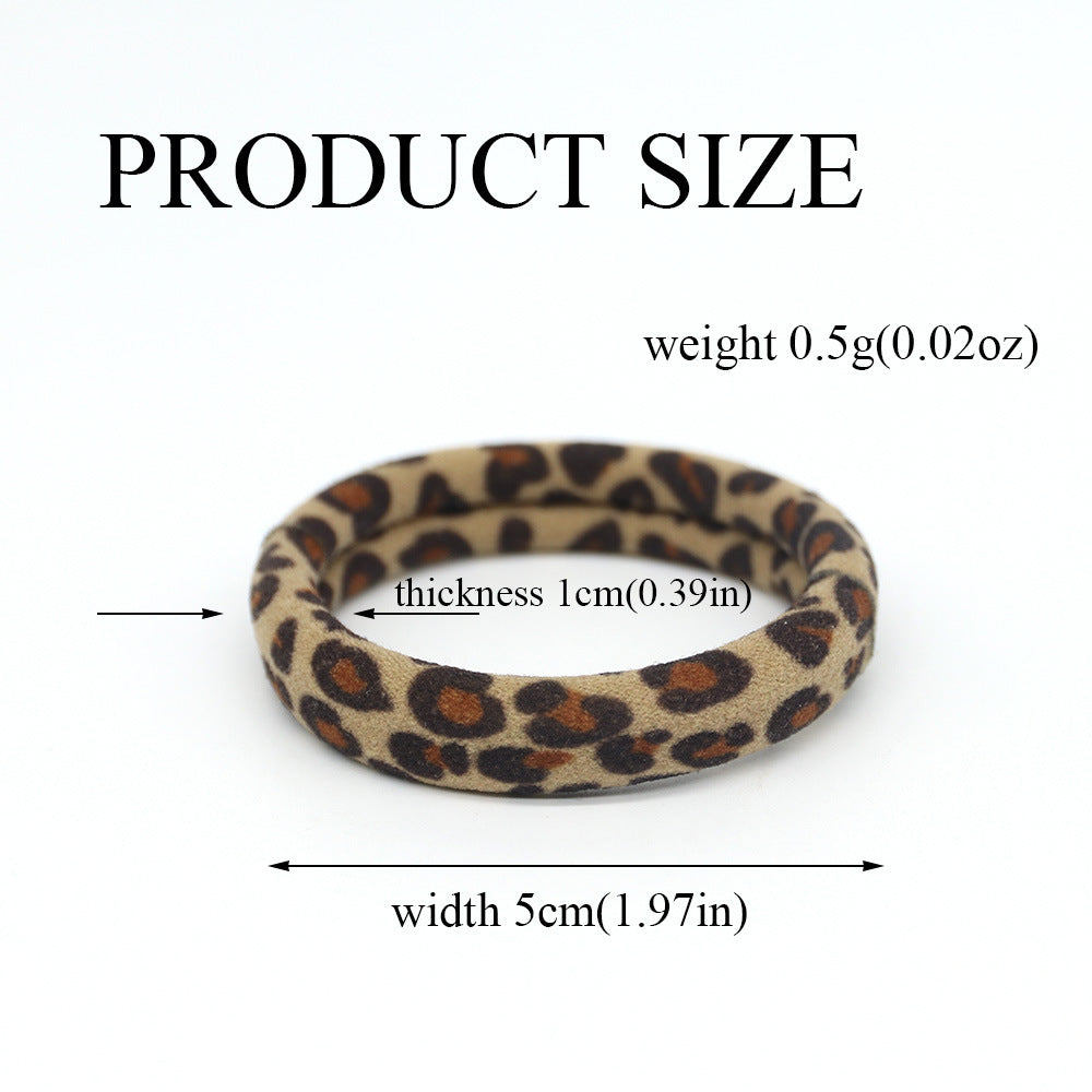 Leopard Hair Ring