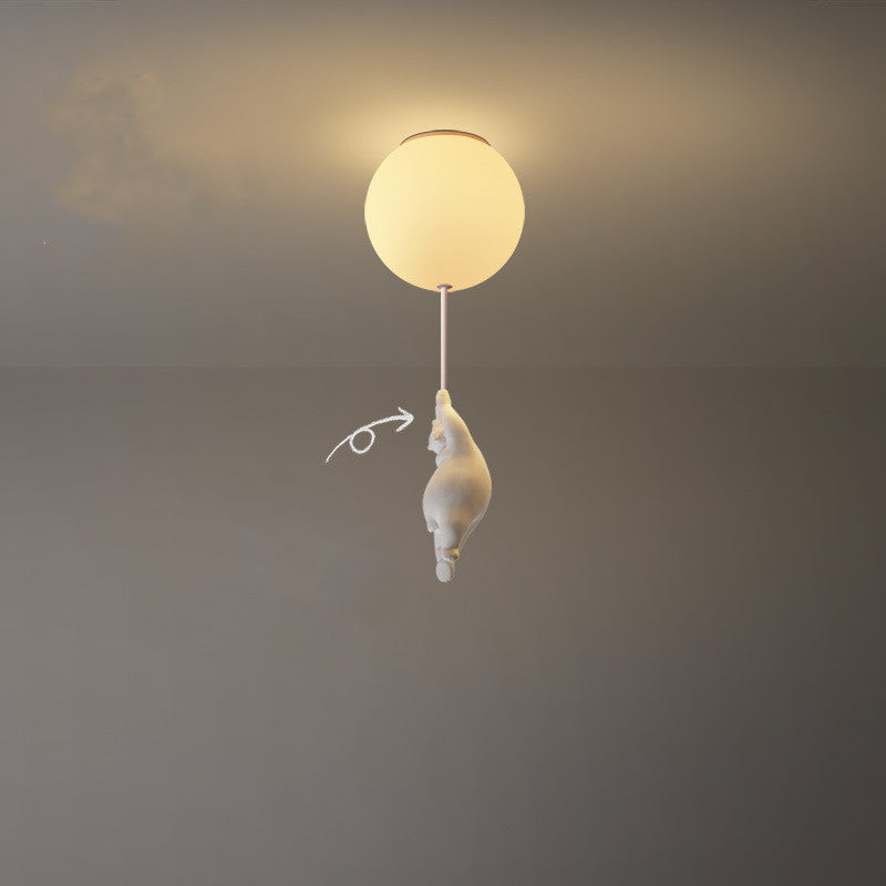 Caricature Chambre des enfants Aile Balcon Chambre Lampe de plafond