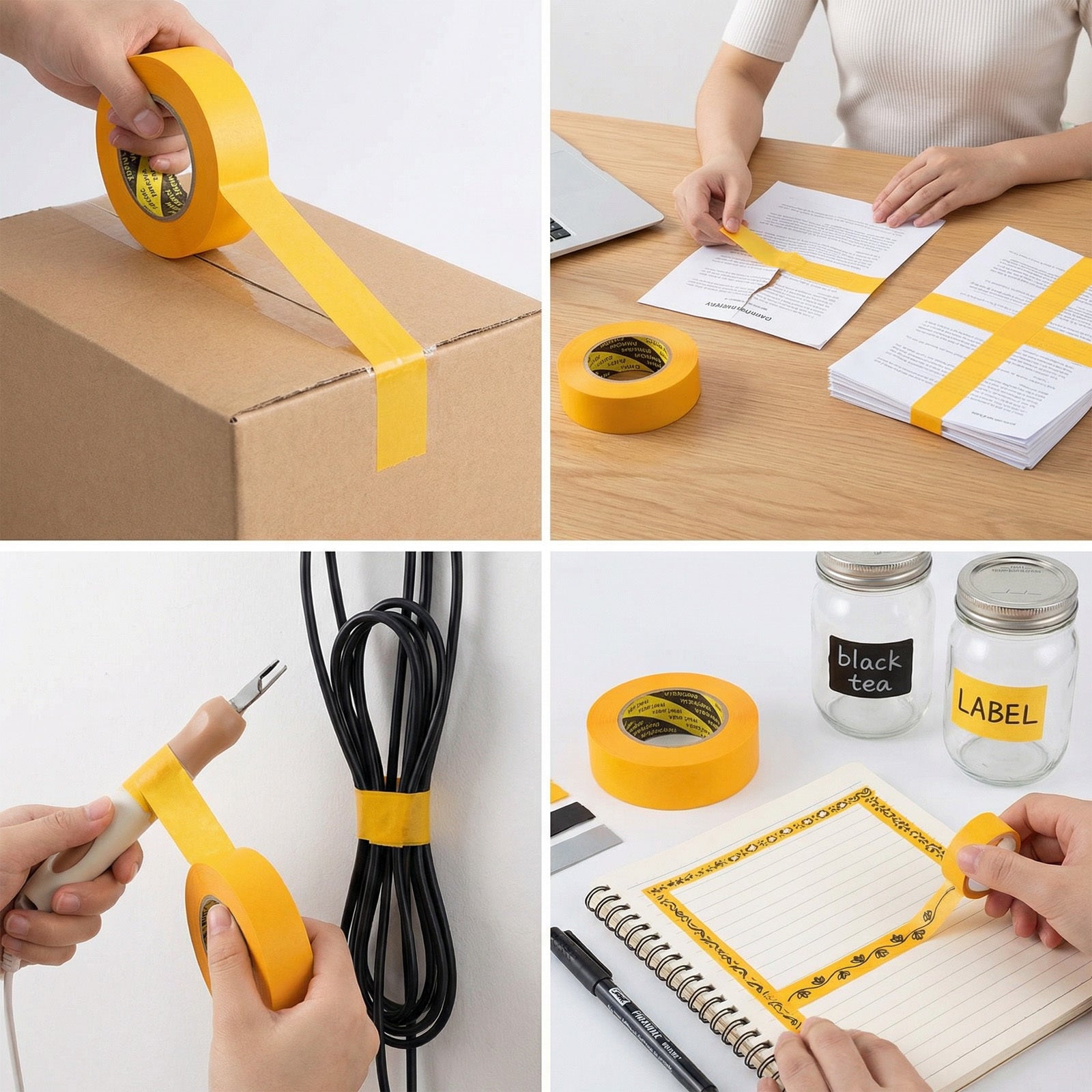 40 morceaux de ruban de masquage Washi
