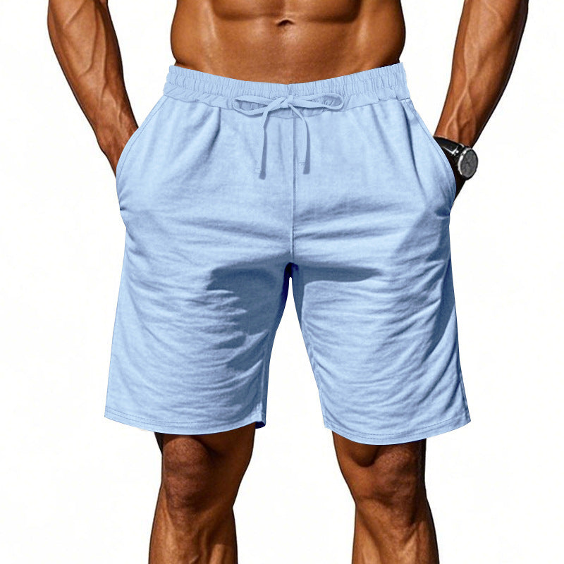 Short homme Summer Thin Beach Casual Loose Short cinq points Homme's Outer Wear