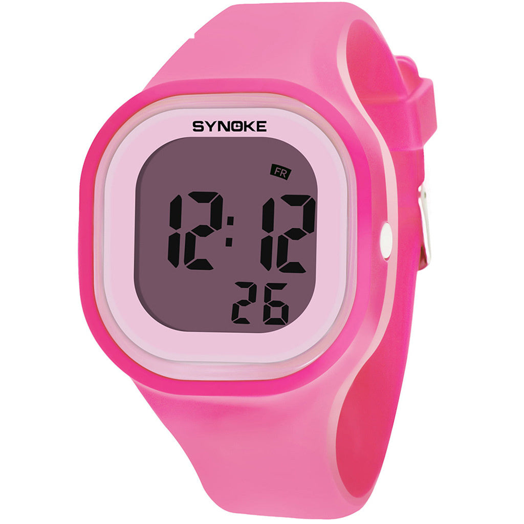Homme et femme Étudiante Montre électronique Femme Imperméable