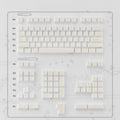 Clavier métallique à l'air de perles de nuit