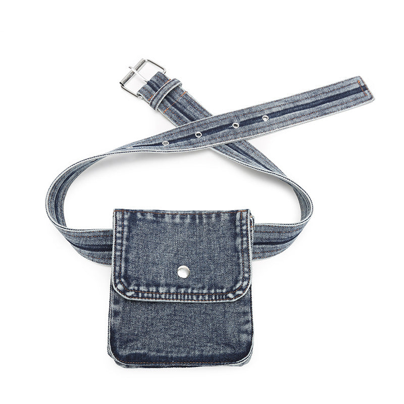 Sac multi-fonctionnel de corps d'épaule denim