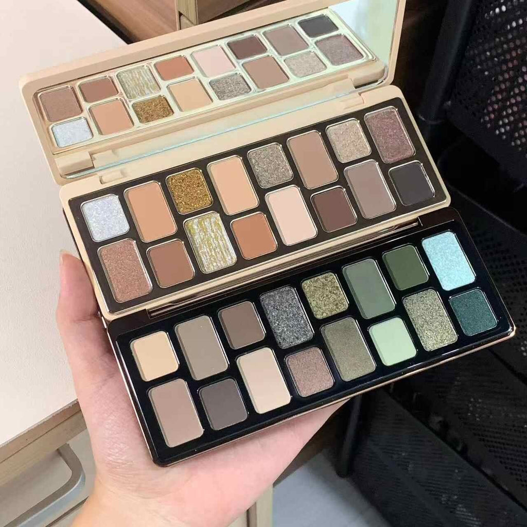 Palette à paupières de 16 couleurs Matte et finitions Shimmer pour Cosplay