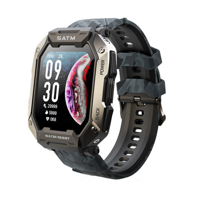 Bracelet en silicone polyvalent Smartwatch pour les loisirs pour hommes