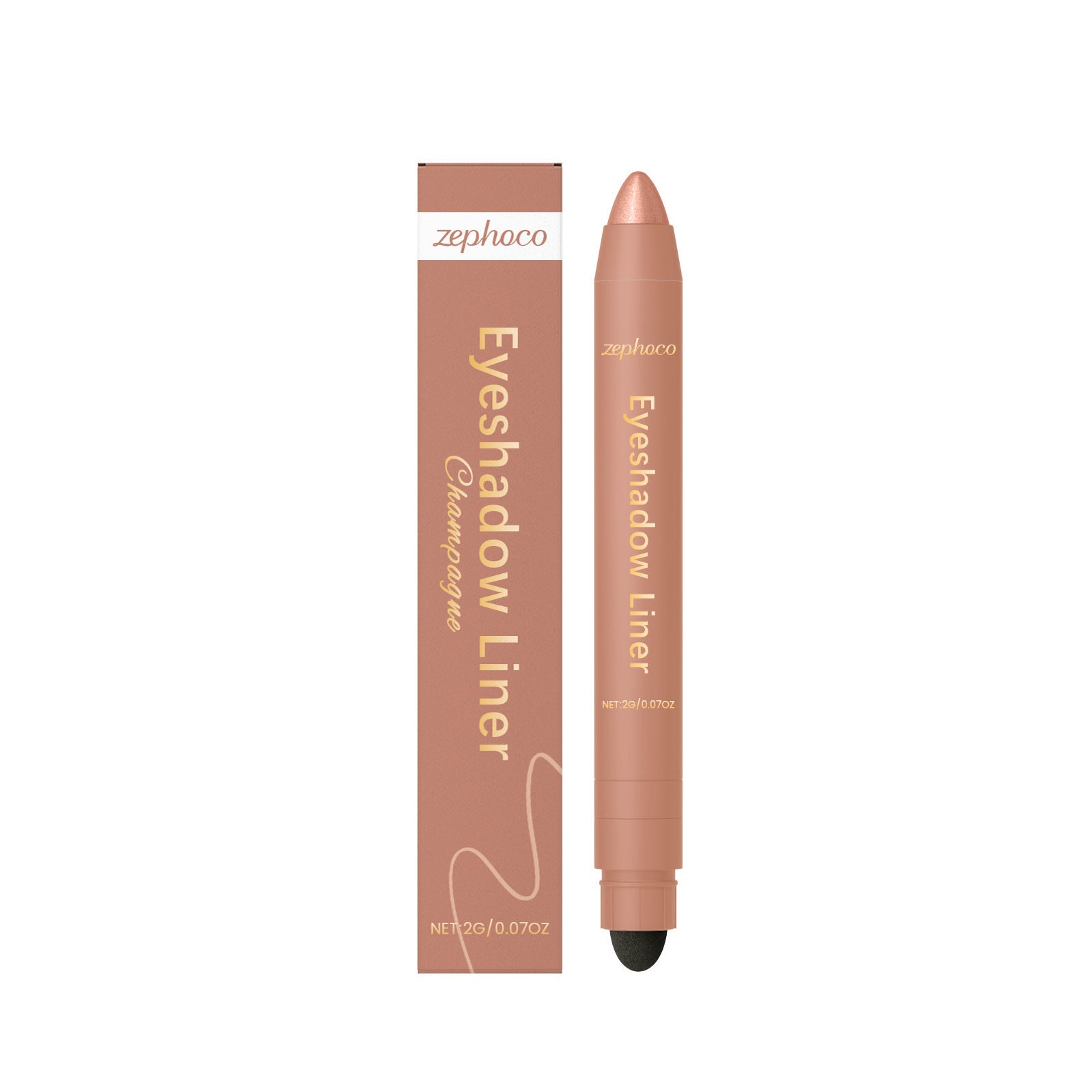 Étanche à l'eau et à la sueur résistant aux boues Silky-smooth 2-en-1 Eyeliner