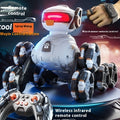 Robot intelligent chien huit roues Stunt Deformation Remote Control Car