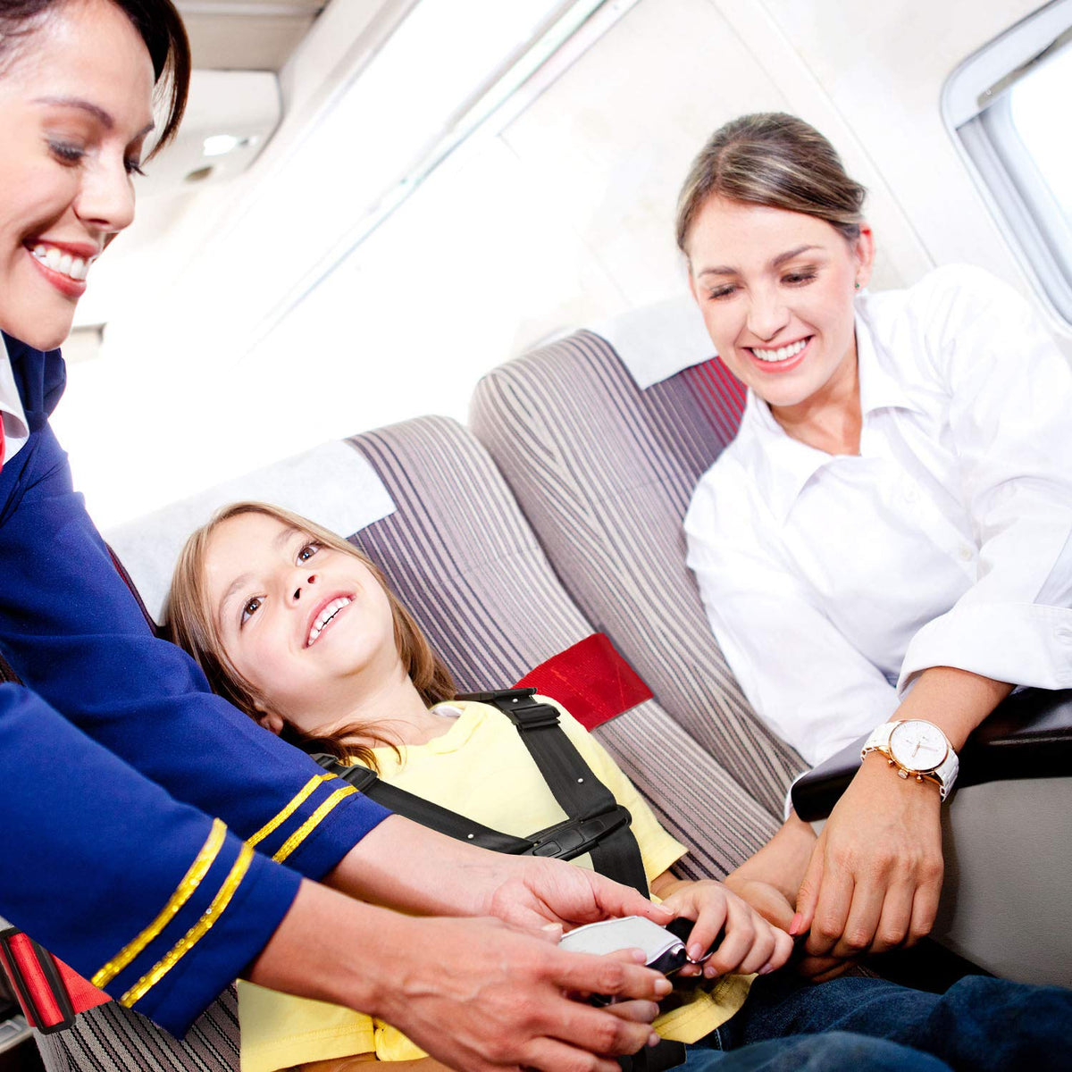 Ceinture de siège d'avion portable pour enfants