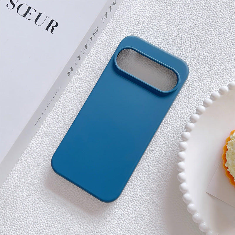 Coque téléphone 6A Bord droit Silicone liquide résistant à la goutte Étui souple