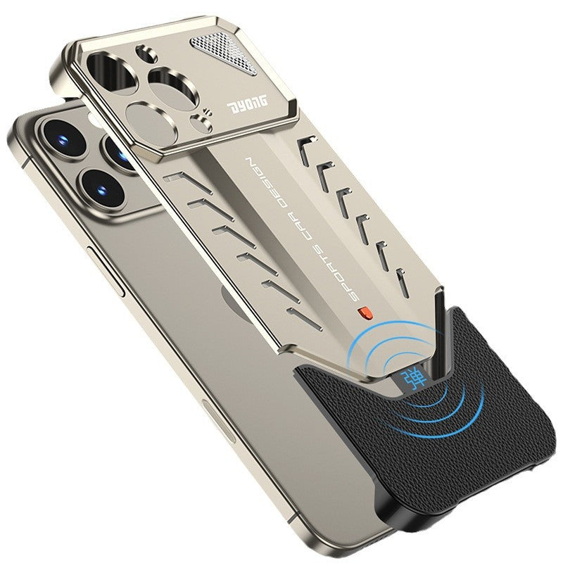 Élément de voiture de sport anti-automne Shell chaleur métallique rayonnant téléphone Shell cas téléphone