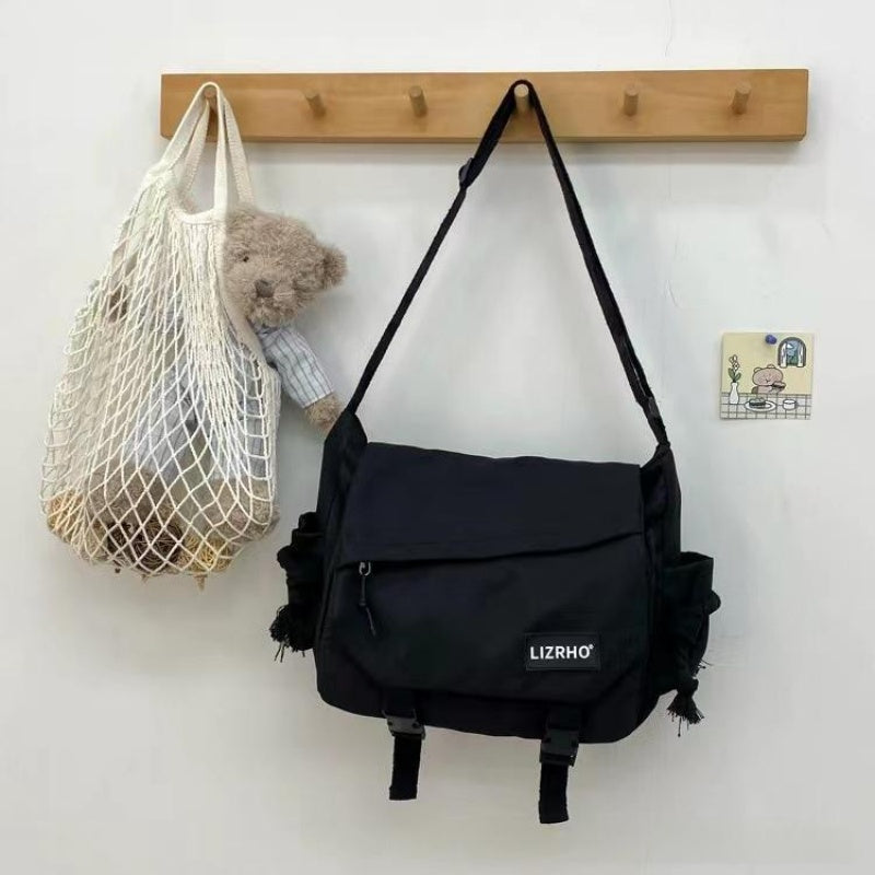 Grand-capacité Vintage Style de travail Nylon Crossbody Sac