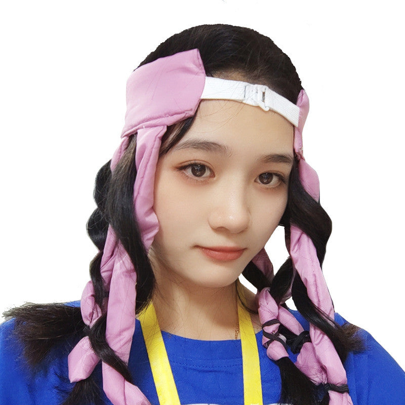 Curlers Curling Rod Ribbon Headband Silhouette Rollers Bricolage Hairstyle Outils pour femmes
