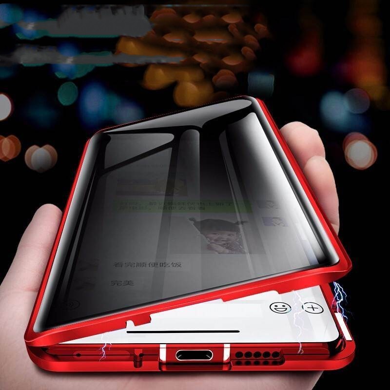 Étanche à l'épreuve des yeux Magnétique King Phone Case Double face en verre
