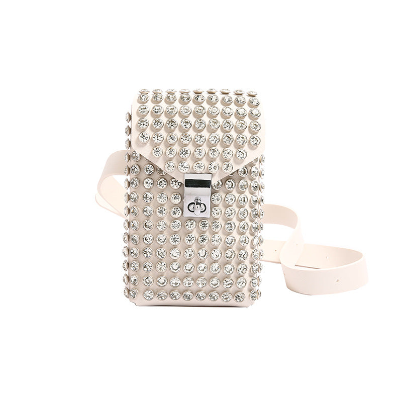 Sac à épaule unique Instagram style Strass Design