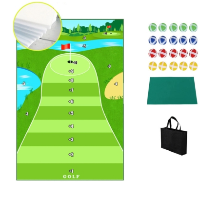 Tapis d'entraînement de golf pour balançoire Jouets parents-enfants Balle Trace Directionnelle Tapis Swing Path Pads S