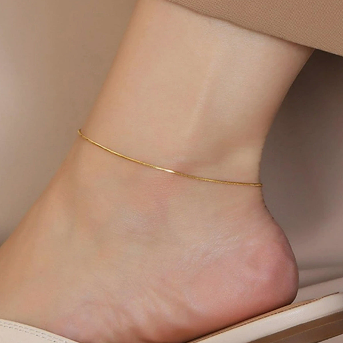 Anklets en acier inoxydable de mode pour femmes