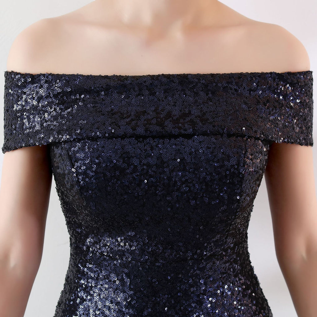 Robe de fête d'anniversaire Slimming Host Robe longue