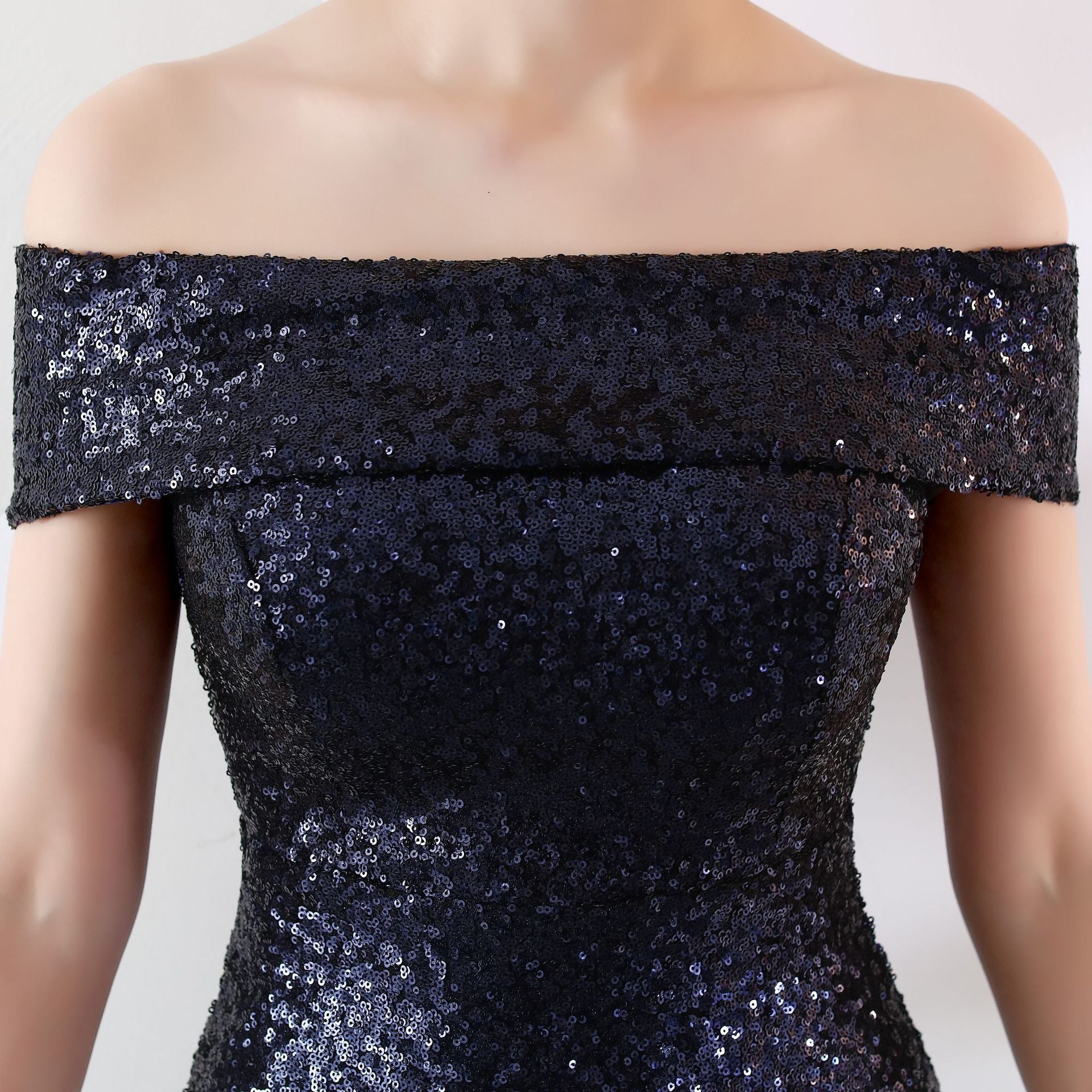 Robe de fête d'anniversaire Slimming Host Robe longue